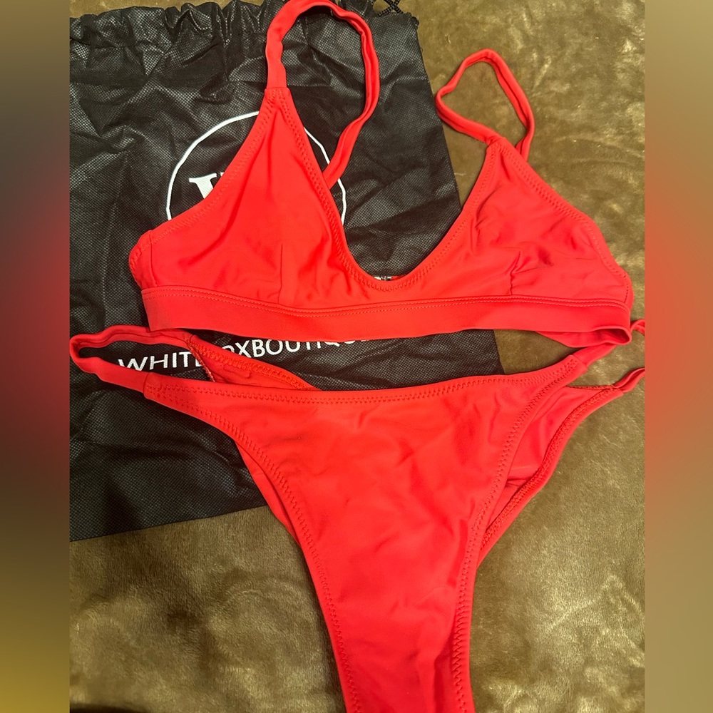 Red Bikini Set
